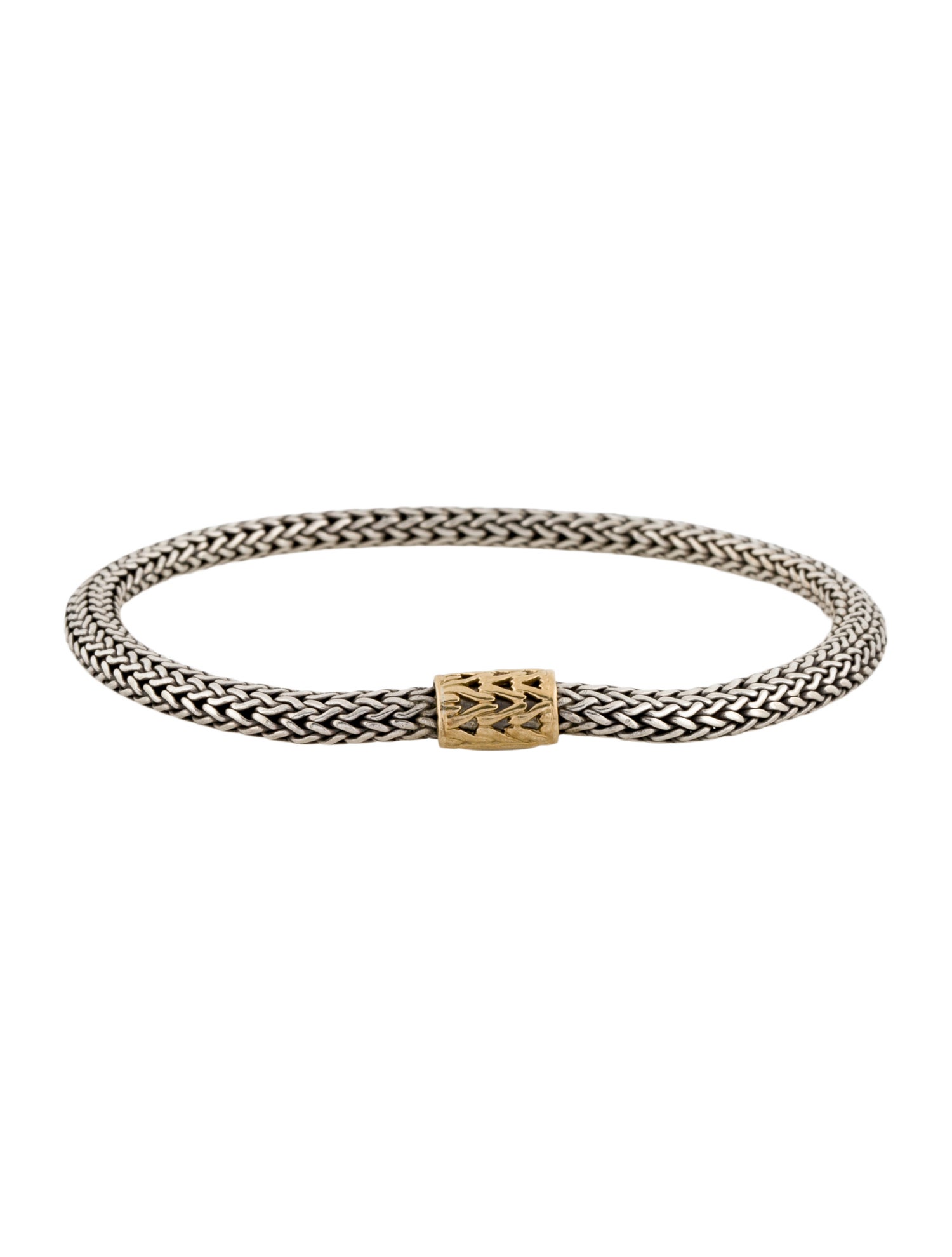 John Hardy Two-Tone Thin Icon Bracelet