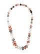John Hardy Moonstone & Diamond Bali Bamboo Necklace
