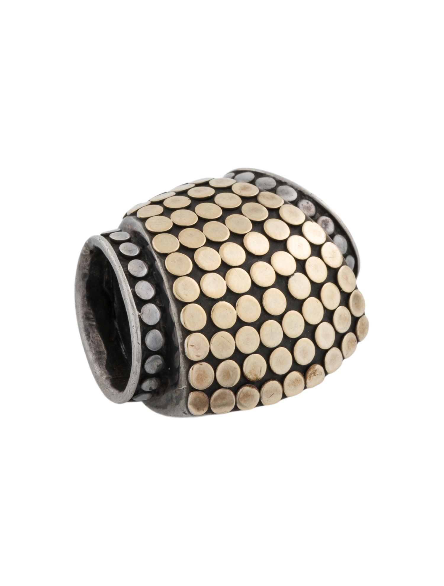 John Hardy Two-Tone Dot Slide Enhancer Pendant