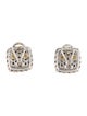 John Hardy Diamond Classic Chain Earclips
