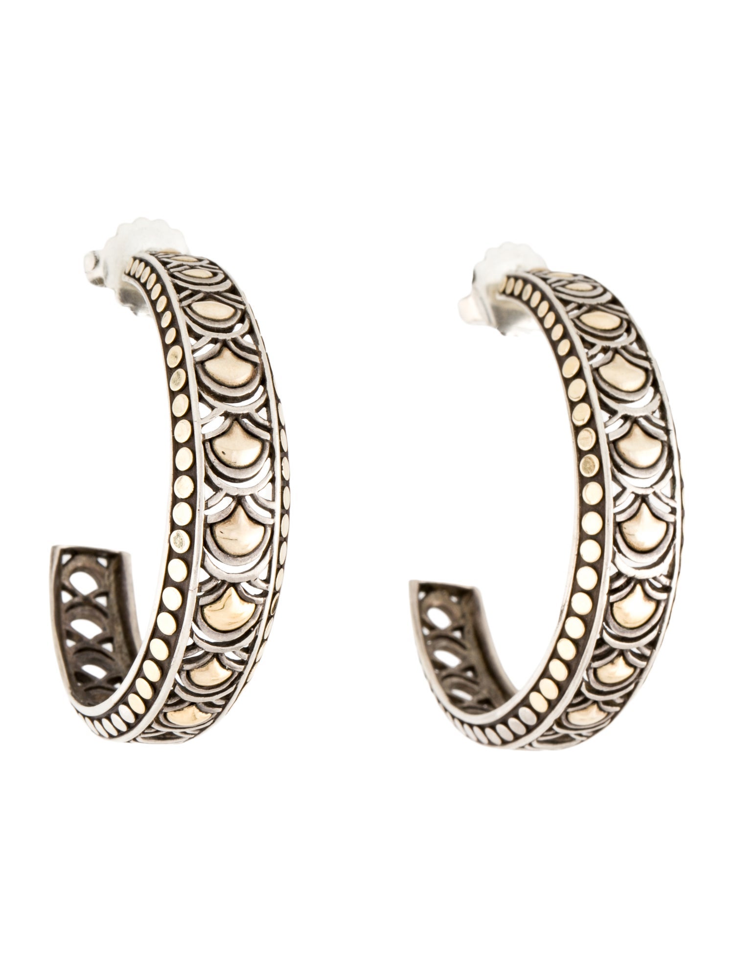 John Hardy Naga Large Hoop Earrings