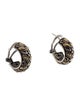 John Hardy Two-Tone Batu Huggie Hoop Earrings