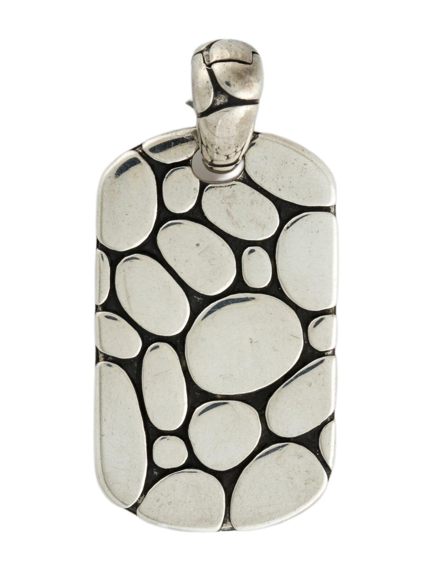 John Hardy Kali Dog Tag Pendant