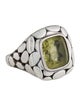 John Hardy Quartz Kali Lava Square Ring