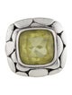 John Hardy Quartz Kali Lava Square Ring