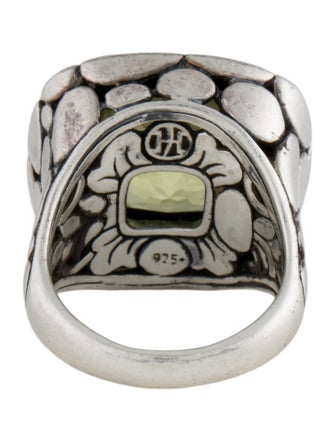 John Hardy Quartz Kali Lava Square Ring