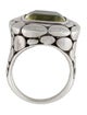 John Hardy Quartz Kali Lava Square Ring