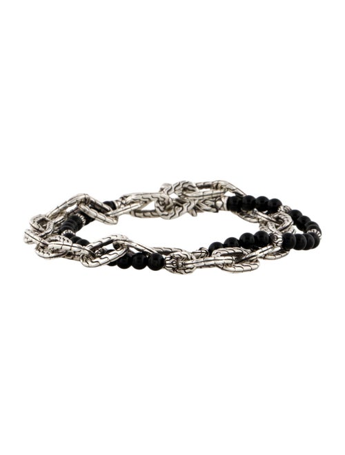 John Hardy Onyx Naga Wrap Bracelet