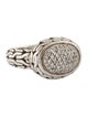 John Hardy Diamond Oval Classic Chain Cocktail Ring