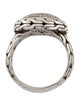 John Hardy Diamond Oval Classic Chain Cocktail Ring