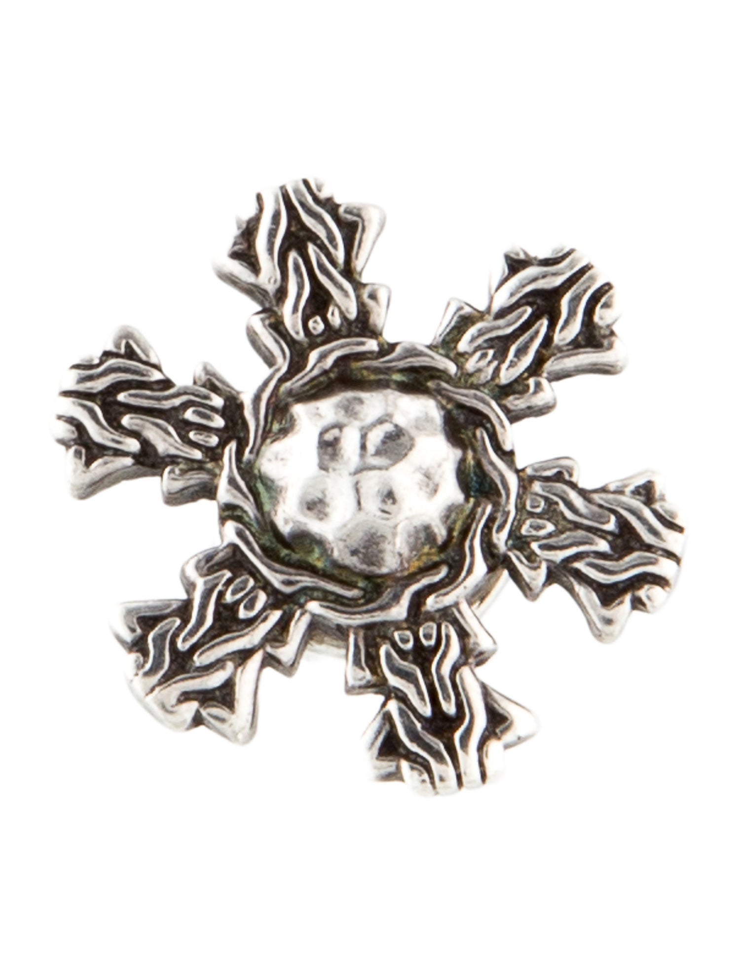 John Hardy Classic Chain Snowflake Lapel Pin