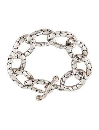 John Hardy Kali Pebble Link Toggle Bracelet