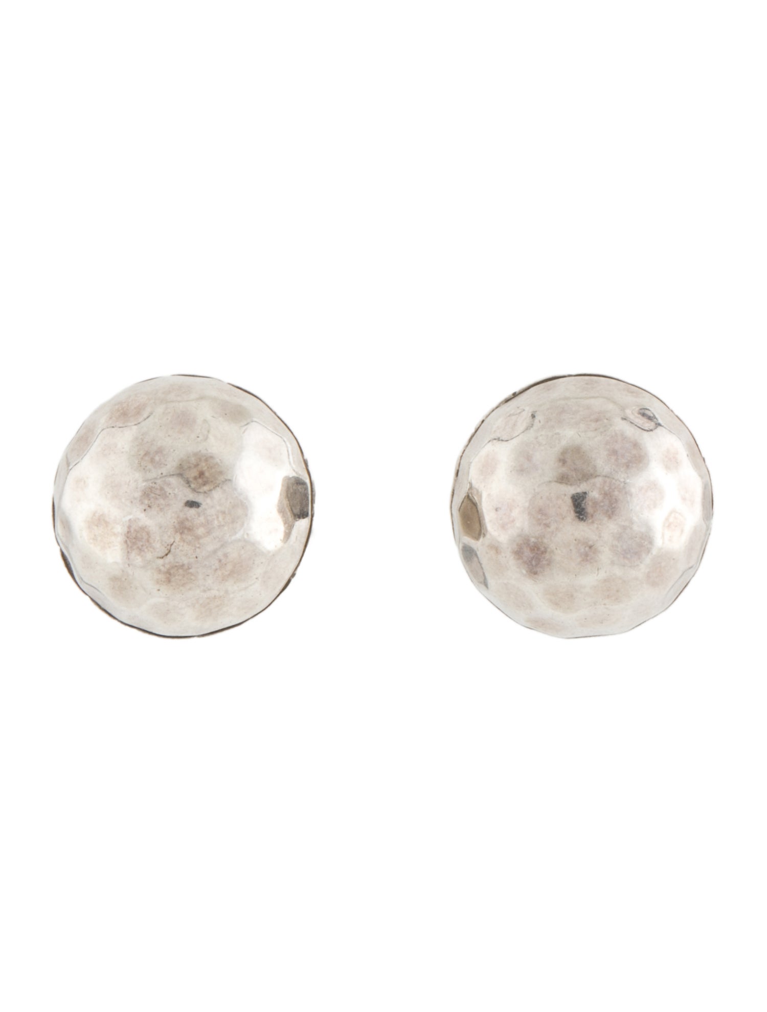 John Hardy Classic Chain Hammered Stud Earrings