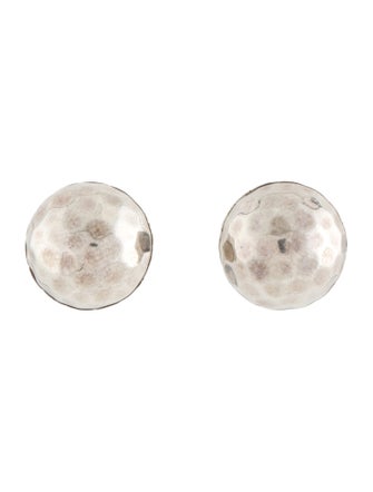 John Hardy Classic Chain Hammered Stud Earrings