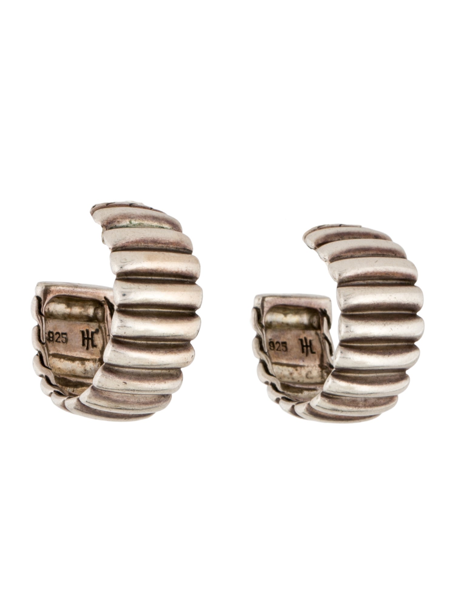 John Hardy Bedeg Wide Hoop Earrings
