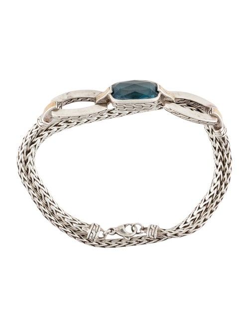 John Hardy Topaz Classic Chain Wrap Bracelet