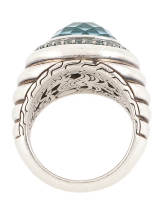 John Hardy Topaz Doublet Cocktail Ring