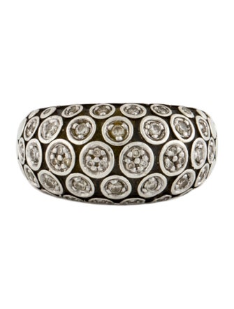 John Hardy Dot Diamond Dome Ring