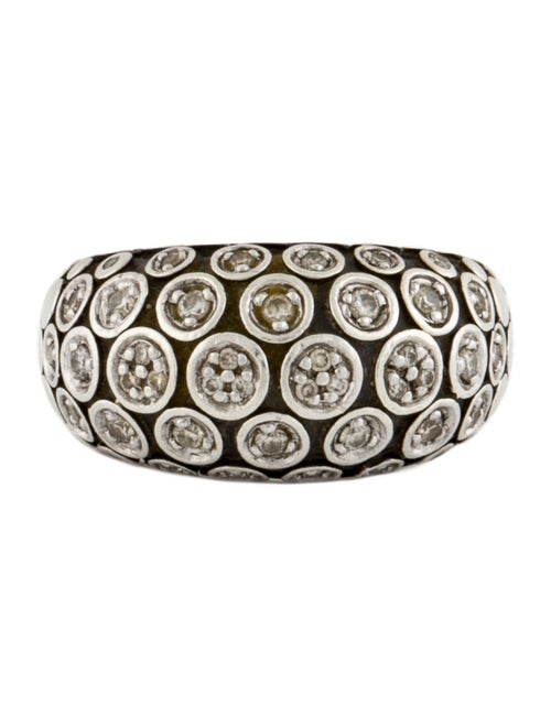 John Hardy Dot Diamond Dome Ring