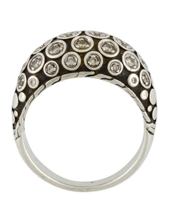 John Hardy Dot Diamond Dome Ring