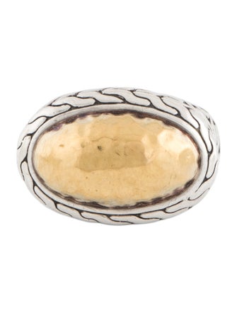 John Hardy Two-Tone Palu Cocktail Ring