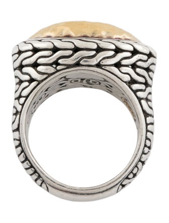 John Hardy Two-Tone Palu Cocktail Ring