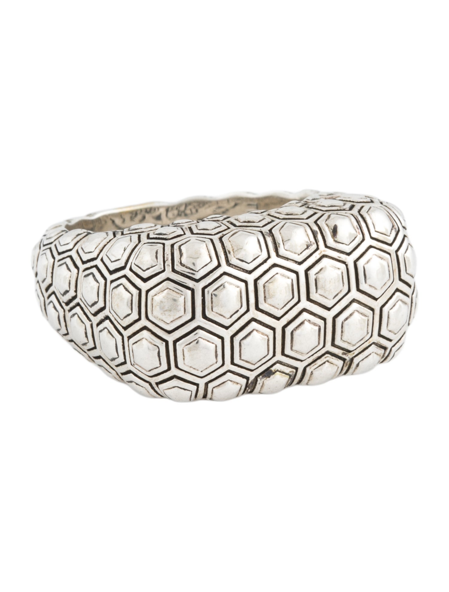 John Hardy JAI Textured Signet Ring