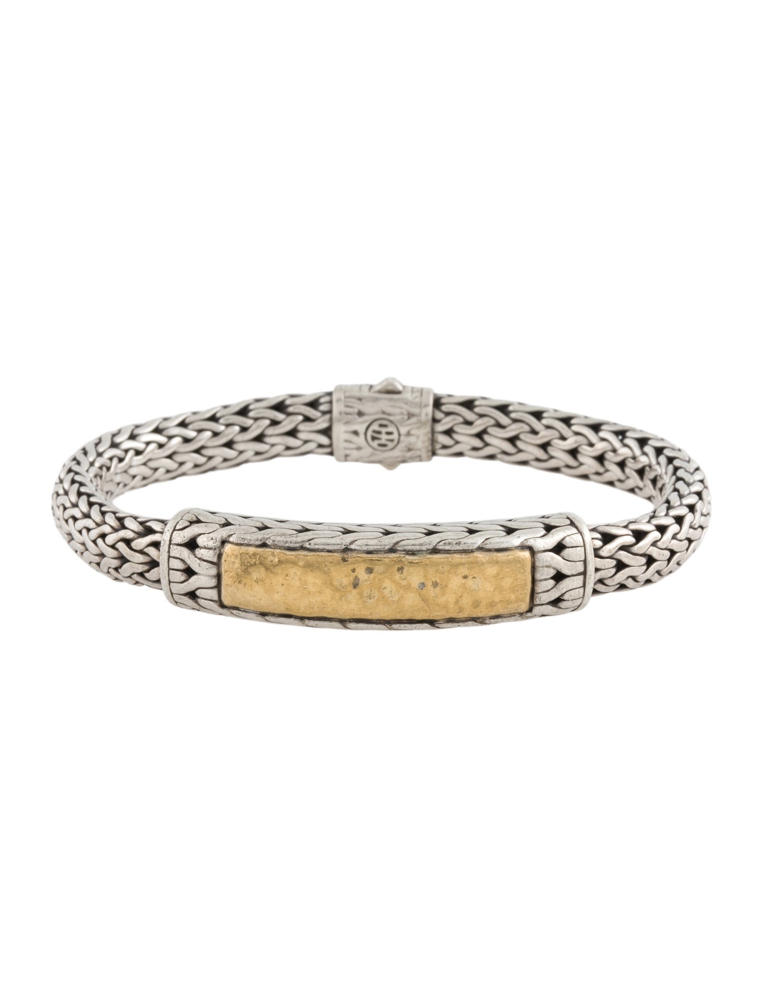 John Hardy Two Toned Palu Station Bracelet