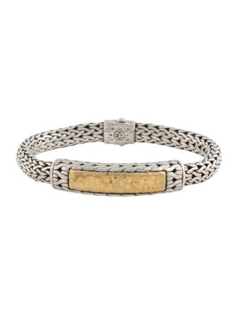 John Hardy Two Toned Palu Station Bracelet