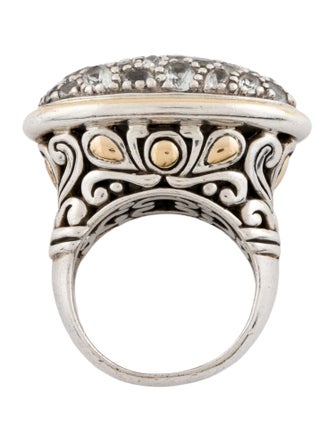 John Hardy Goshenite East-West Cocktail Ring