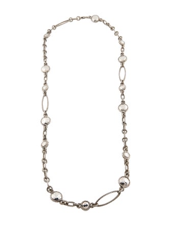 John Hardy Classic Chain Circle Link Station Necklace