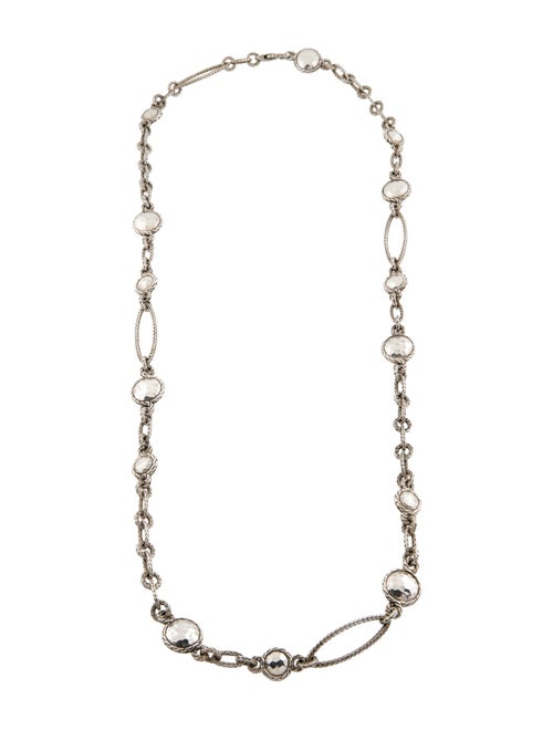 John Hardy Classic Chain Circle Link Station Necklace