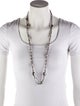 John Hardy Classic Chain Circle Link Station Necklace