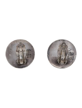 John Hardy Woven Circle Clip-On Earrings