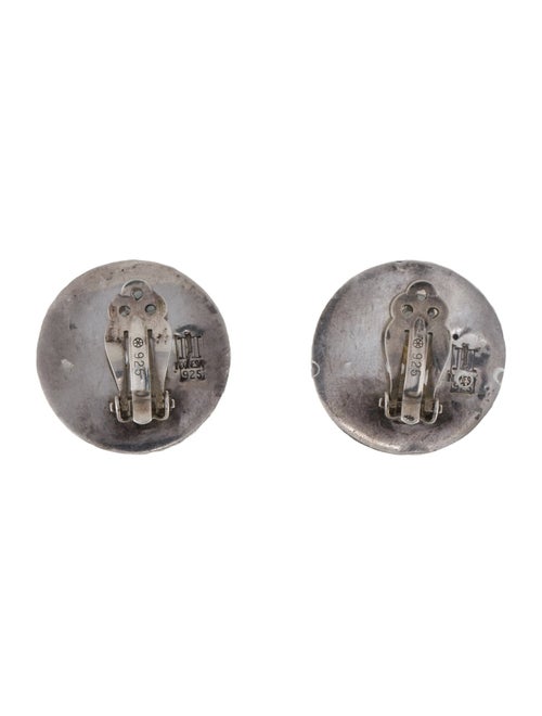 John Hardy Woven Circle Clip-On Earrings