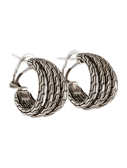 John Hardy Chain Hoop Earclips