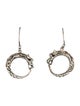 John Hardy Naga Dragon Drop Hoop Earrings