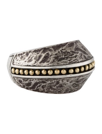 John Hardy Two-Tone Reticulated Dome Ring