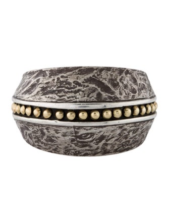 John Hardy Two-Tone Reticulated Dome Ring
