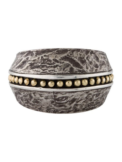 John Hardy Two-Tone Reticulated Dome Ring