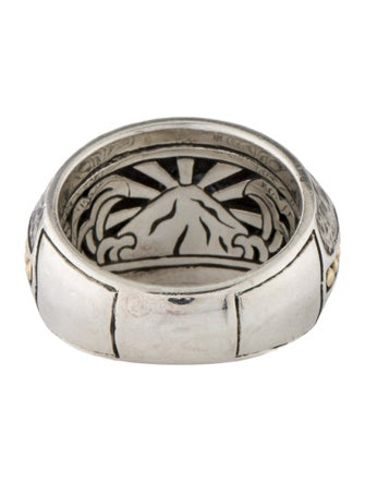 John Hardy Two-Tone Reticulated Dome Ring