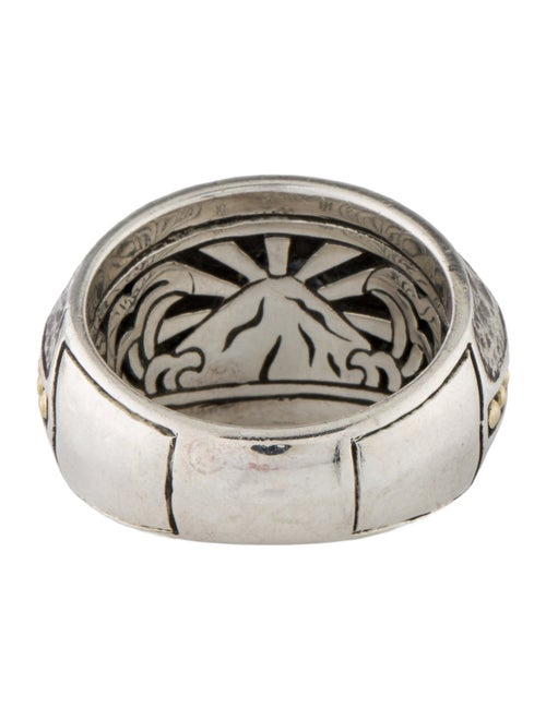 John Hardy Two-Tone Reticulated Dome Ring