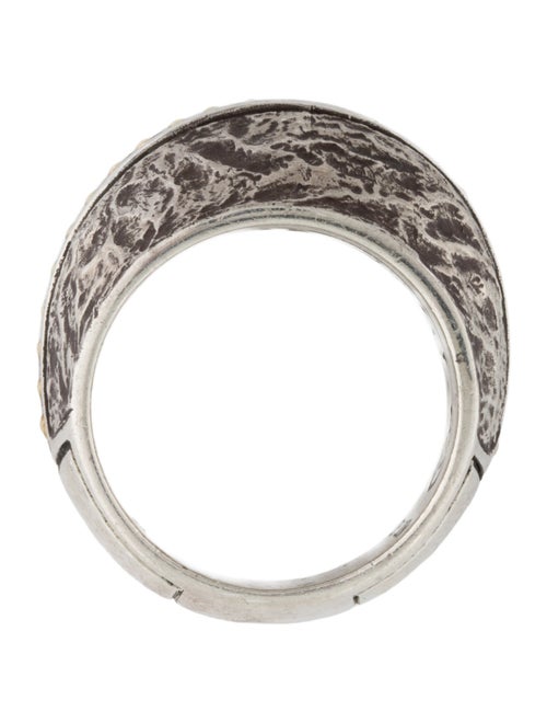 John Hardy Two-Tone Reticulated Dome Ring