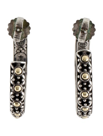 John Hardy Two-Tone Dot Hoop Earrings