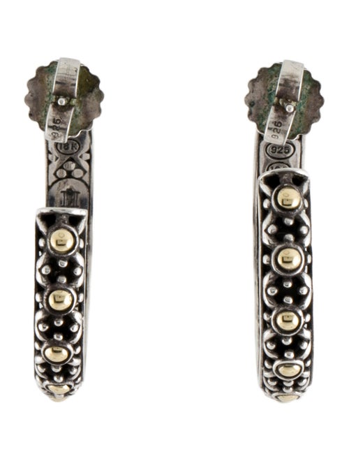 John Hardy Two-Tone Dot Hoop Earrings