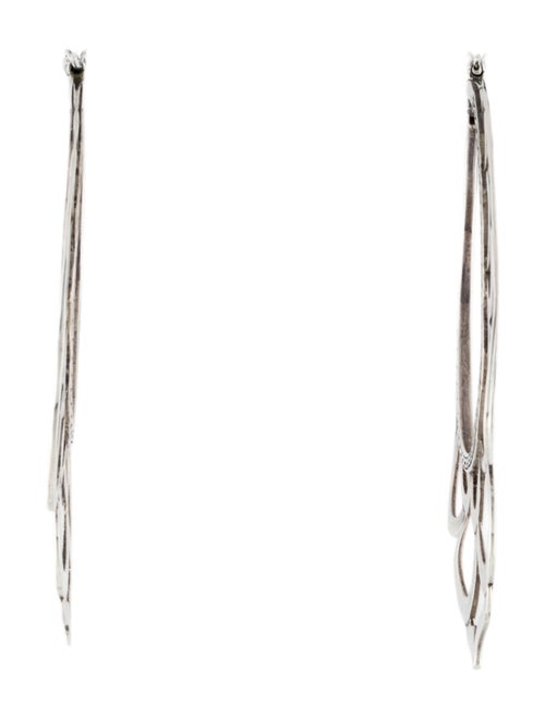 John Hardy Naga Large Lace Hoop Earrings