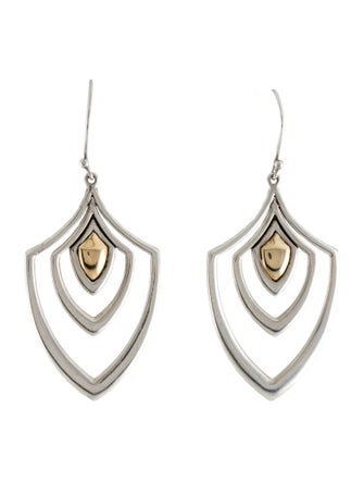 John Hardy Two-Tone Chandelier Earrings
