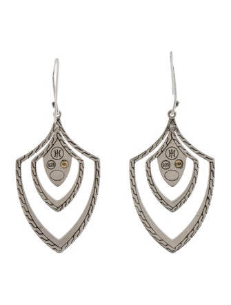 John Hardy Two-Tone Chandelier Earrings