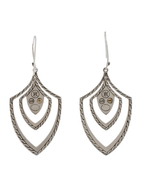 John Hardy Two-Tone Chandelier Earrings