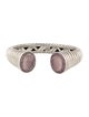 John Hardy Rose Quartz & Garnet Bedeg Kick Cuff Bracelet
